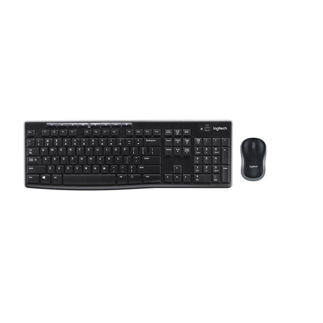 Logitech MK270 Wireless Combo Keyboard Mouse Arb Eng Black