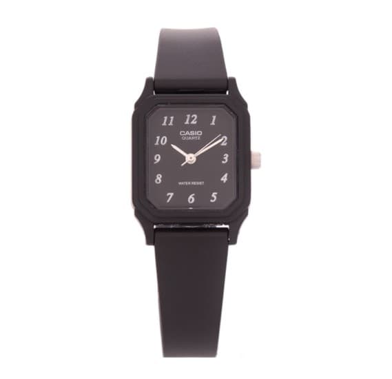 Casio LQ-142-1BDF Analog Black Rubber Strap Womens Watch