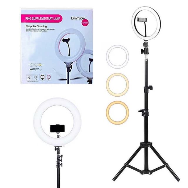 Dimmable Portable Tiktok Ring Lamp 8 Inch