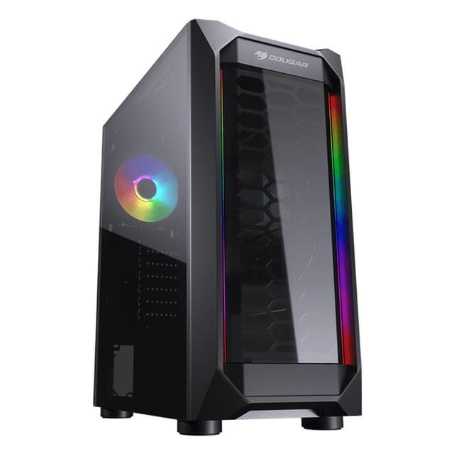 Cougar Mid Tower Case Black, MX410-T
