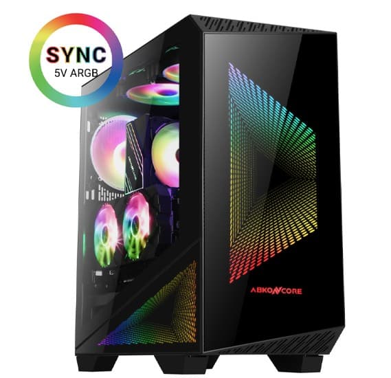 Abkoncore Spectrum T750G V1 Case New, BLACK