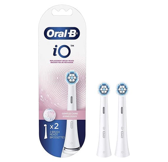 Oral B Gentle Care iO replacement Refill Brush Heads White