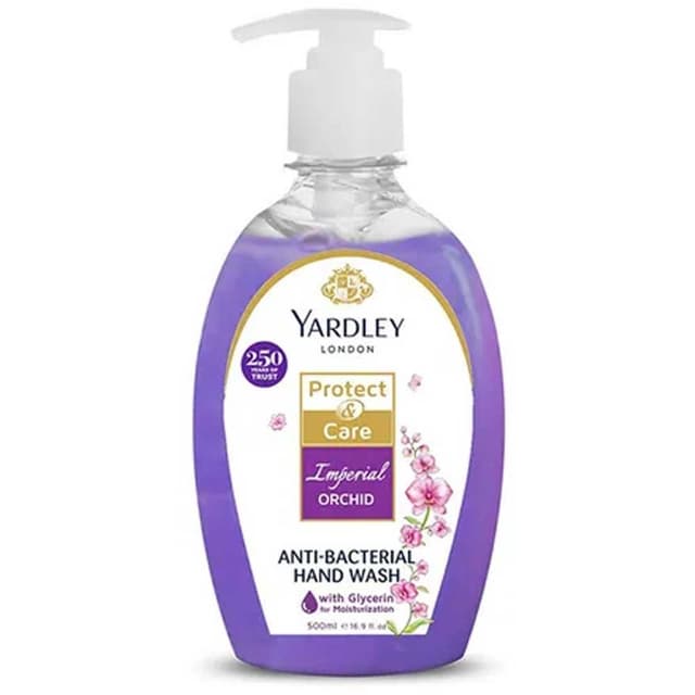 Yardley London Imperial Orchid Antibacterial Handwash 500ml