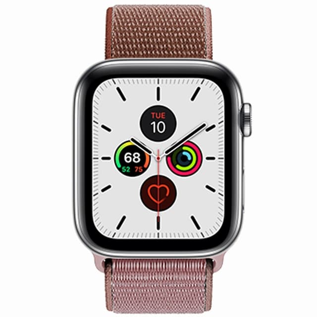 RockRose Caveman Nylon Weave Apple Watch Band for Apple Watch 42/44mm, RRBAWCP, Champagne Pink