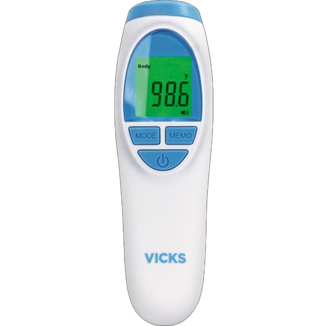 Vicks VNT200 No touch Thermometer White with Blue