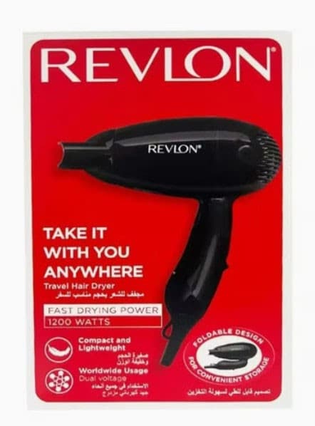 Revlon RVDR5305 Hair Dryer 1200W, Black