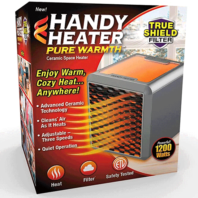 Handy Heater Pure Warmth 1500 Watts