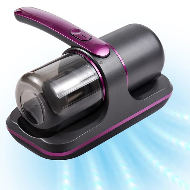 Cordless UV Mite Remover Vacuum Cleaner Wireless 100W Handheld Bed Cleaning Machine 8000Pa 2 Speeds 250ml Dust Collection