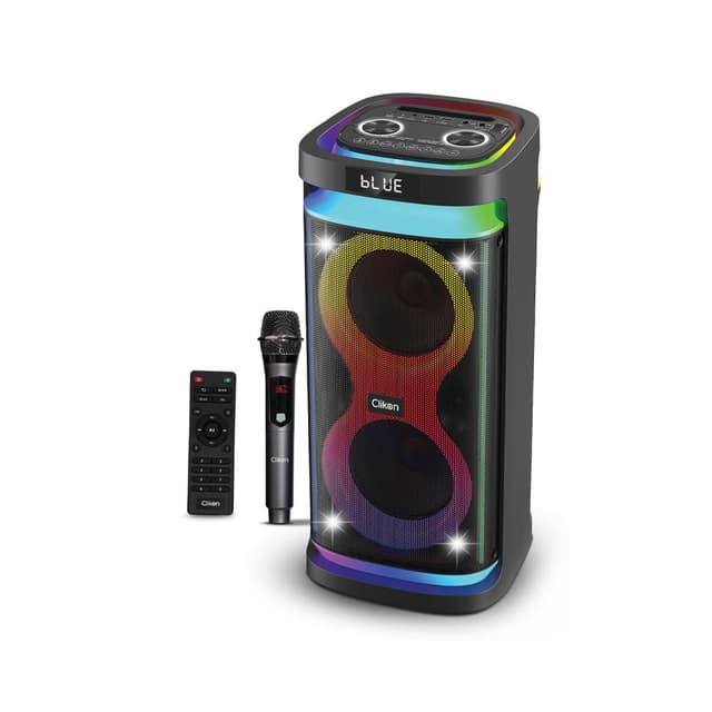 Clikon Sound Loom Wireless Party Box 60W Dual Speaker Dynamic Light Show Bluetooth, Deep Bass Portable Audio System