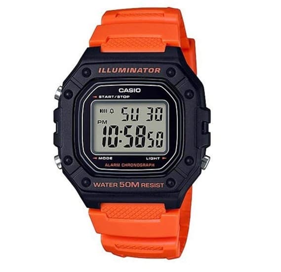 Casio W-218H-4B2VDF  Youth Digital Watches