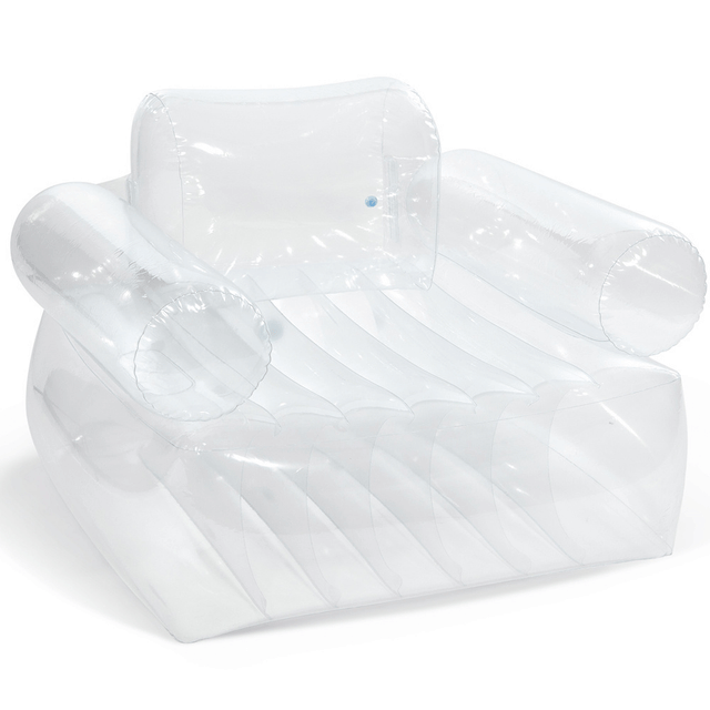 Intex Inflatable Armchair Transparent Sofa 109x107x79 cm 66502