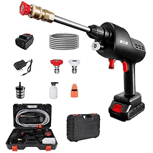 Cordless Electric Pressure Washer Pump Car Cleaning Kit 48V