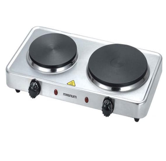 Magnum Durable Cast-Iron Solid Disc Dual Hot Plate