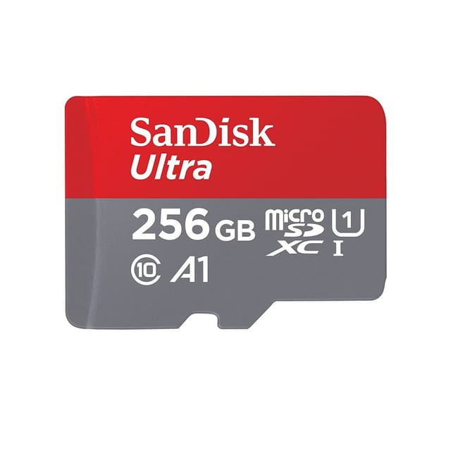 SanDisk SDSQUA4-256G-GN6MN 256GB MicroSD Card Ultra 120MB/s, C10 Full HD Silver