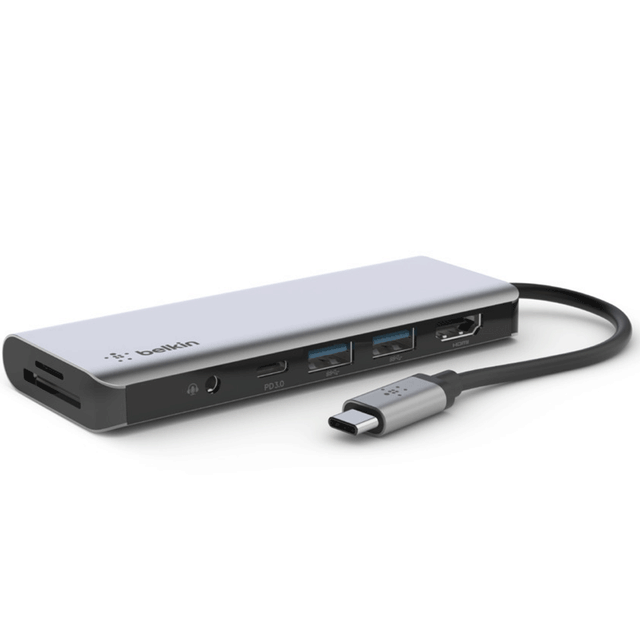 Belkin USB C 7 IN 1 Multiport Hub Adapter