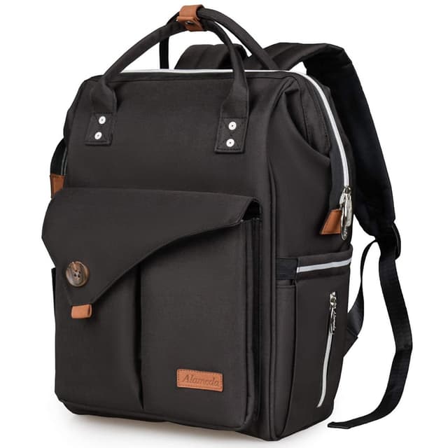 Alameda AL_DP_BK Diaper Backpack Large Jet Black