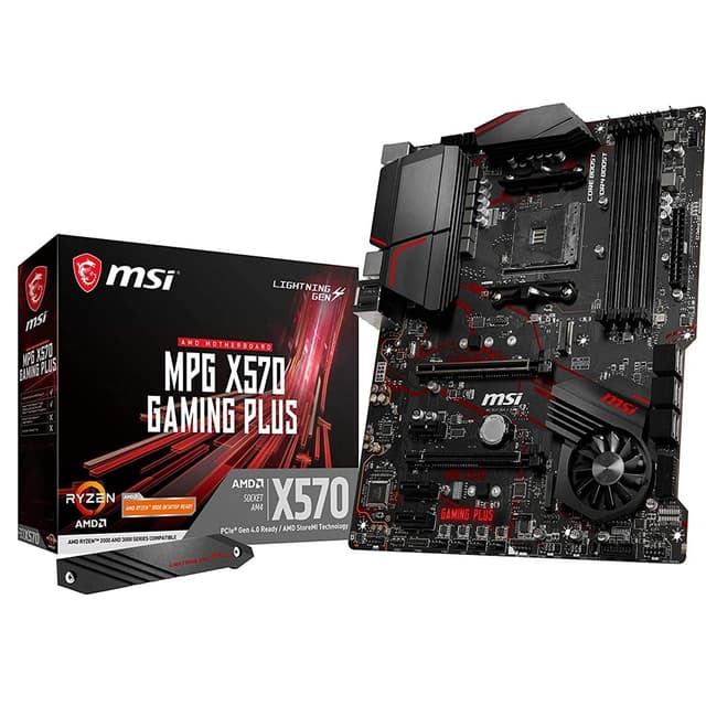 MSI MPG X570 GAMING PLUS Motherboard, Black