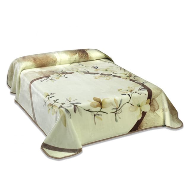 Mora Spain Gold King Blanket Beige