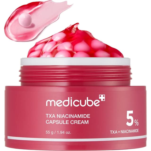 Medicube TXA + Niacinamide Capsule Cream 55g Dual Radiance Moisturizer for Tone & Hydration