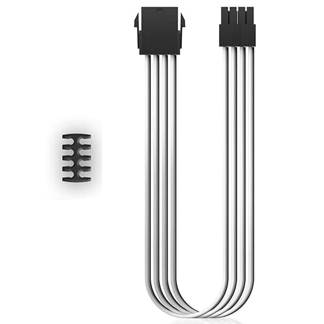 Deepcool EC300-CPU8P-WH Psu Cable Sleeved White