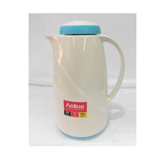 Helios HL294-1103 Flask 1.0 Ltr White/ Aqua