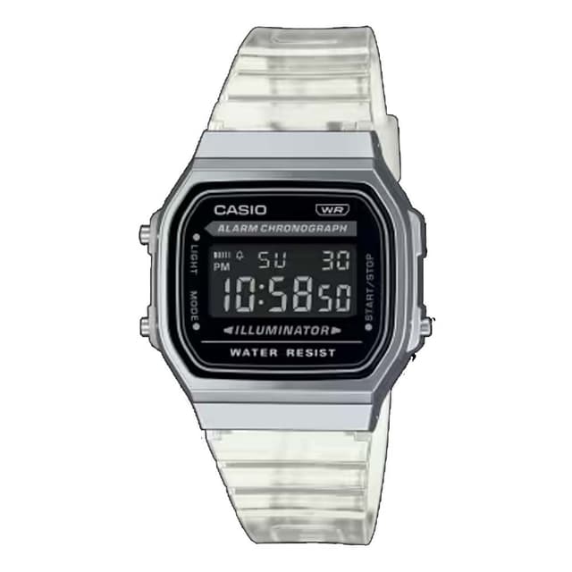 Casio A168XES-1BDF Unisex Digital Watch White