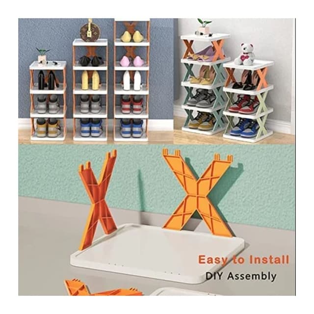5 Layer Shoe Rack Multicolor