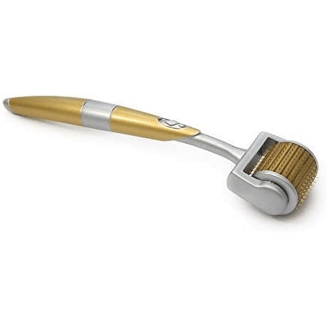 ZGTS Professional Gold Plated 192 Needles Titanium Alloy Derma Roller