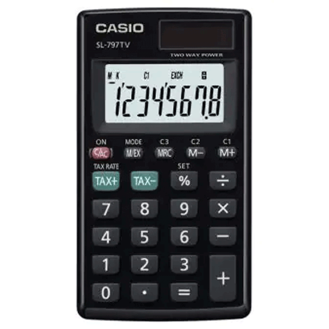 Casio SL797 Practical Calculator