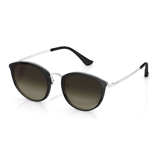 Fastrack C084BK1F Black Oval Women Sunglasses