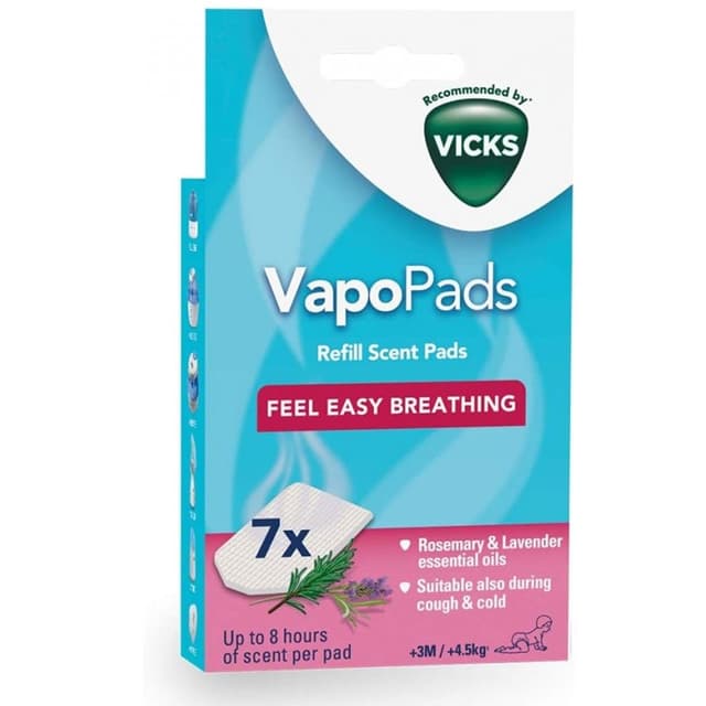 Vicks VBR 7EV1 Vapo Pads Rosemary and Lavender