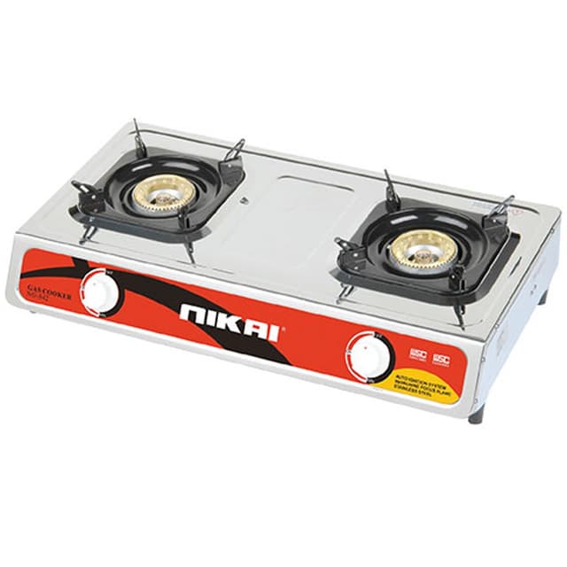 Nikai Gas Stove 2 Burner, NG842