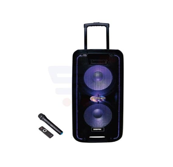 Geepas GMS8574 Portable and Rechargeable Professional Speaker System Black
