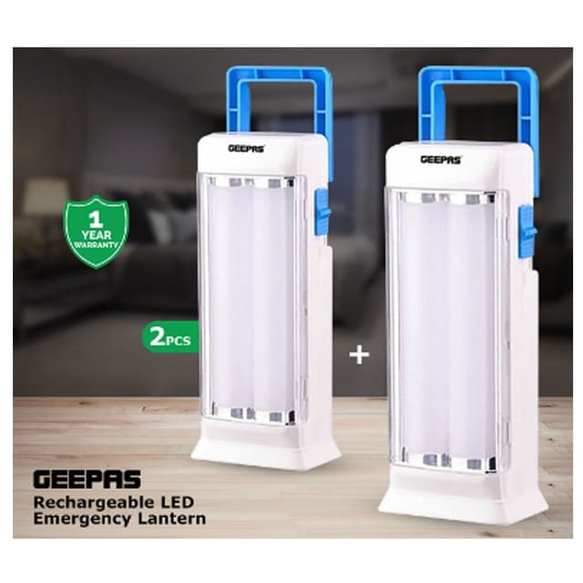 Geepas GE53013 18 Watt Rechargeable LED Emergency Lantern White