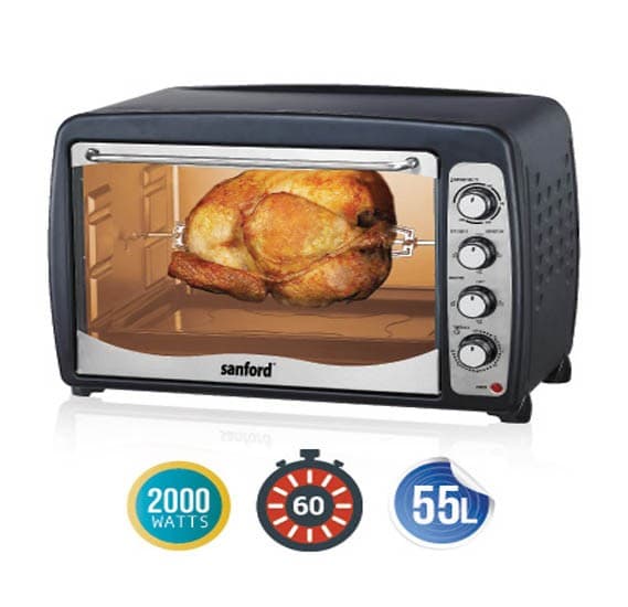 Sanford SF5610EO BS Electric Oven 55 L