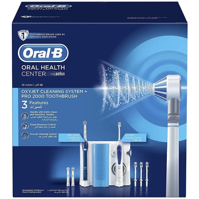 Oral B OC 501.535.2 Oral Health Center Oxyjet Cleaning System Blue  White