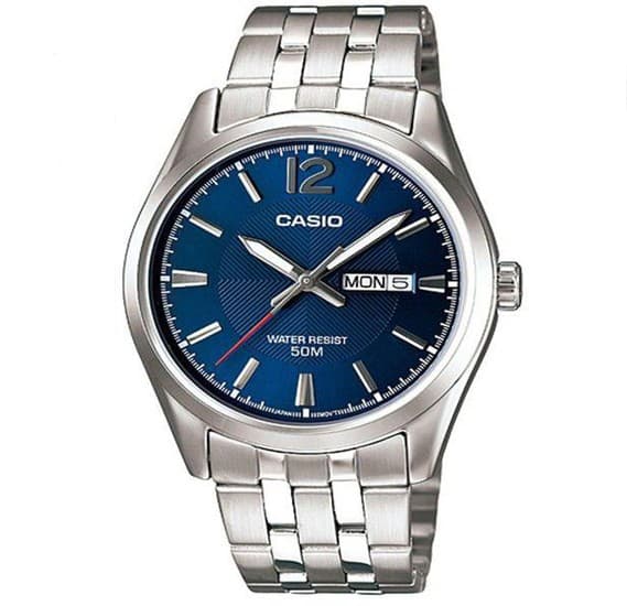 Casio Mtp-1335D-2Avdf Enticer Analog Multi-Color Dial Mens Watch