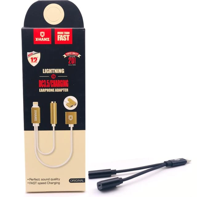 Xhanz 2 in 1 Connector iPhone Hand Free Jack and Charging