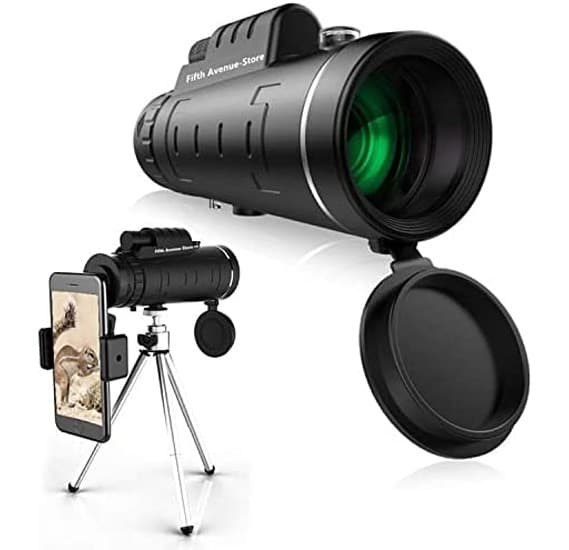 High Quality Power HD Low Night Vision Waterproof Bak4 40x60 Monocular Telescope With Tripod Cell Phone Adapter For Phone