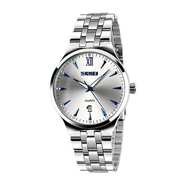 Skmei Couple Stainless Steel Watch