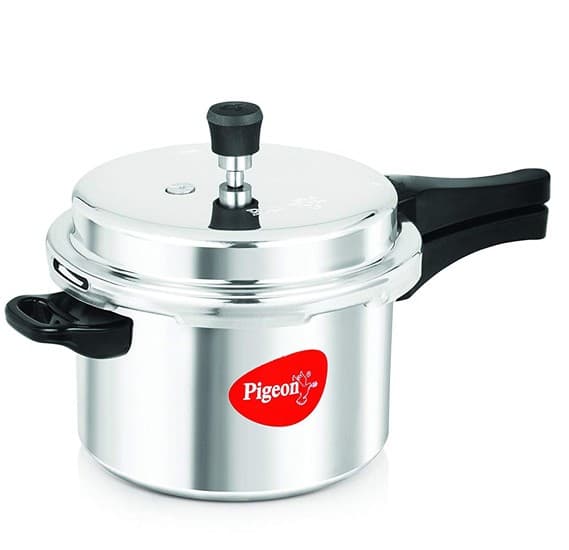 Pigeon Aluminum Pressure Cooker 5Ltr - Fav 5Ltr