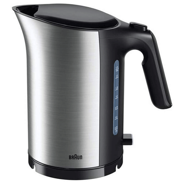 Braun WK 5110 BK 3000W Electric Kettle 1.7 Liters, Black