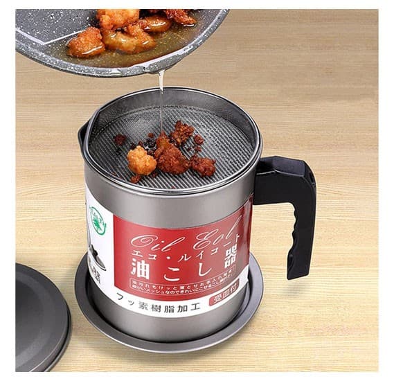 Oil Storage Can with Strainer
