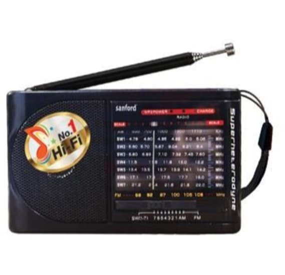 Sanford Rechargeable Portable Radio SF1018PR BS