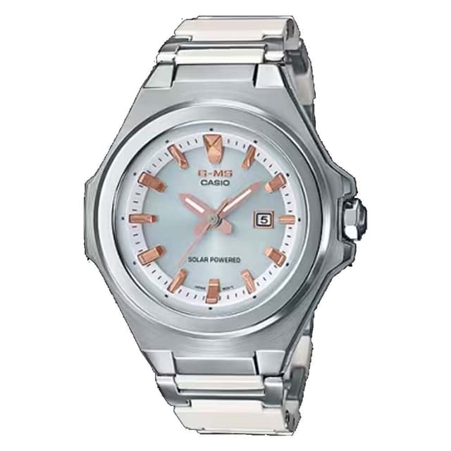 Baby-G MSG-S500CD-7ADR Womens Analog Watch Silver