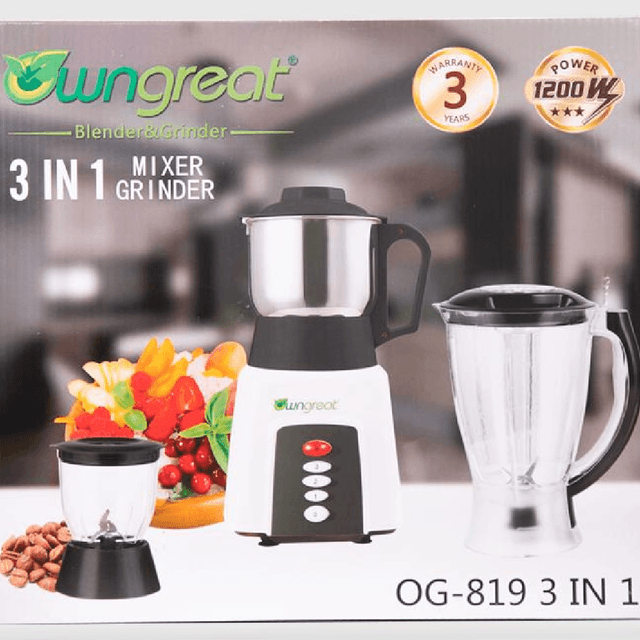 Owngreat 3 in 1 Mixer Grinder
