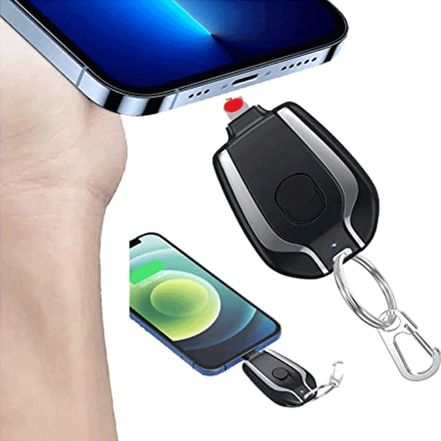 Mini Power Fast Charging Powerbank with Type-c and Lightening Pin 1500mah