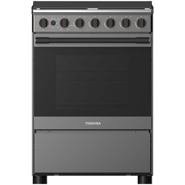 Toshiba TBA-24BMG4G089KS Gas Cooking Range, Stainless Steel