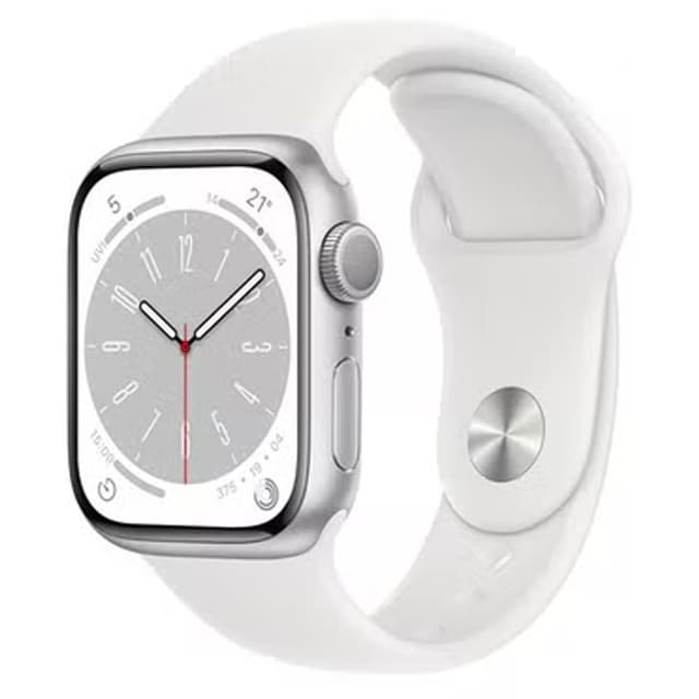 Apple Watch Series 8 GPS 45mm Aluminium Case With Sport Band Regular Silver