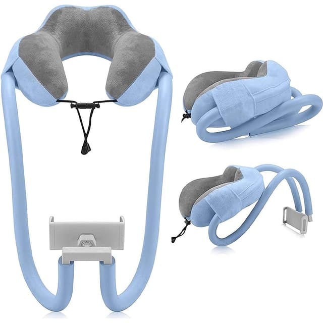 Galaxy U Shaped Travel Neck Pillow Head Neck Cervical Sleep Support Cushion Holder